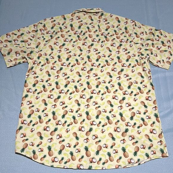 Dixxon Flannel Company Fist pineapple, piña colada casual button down - Picture 7 of 7